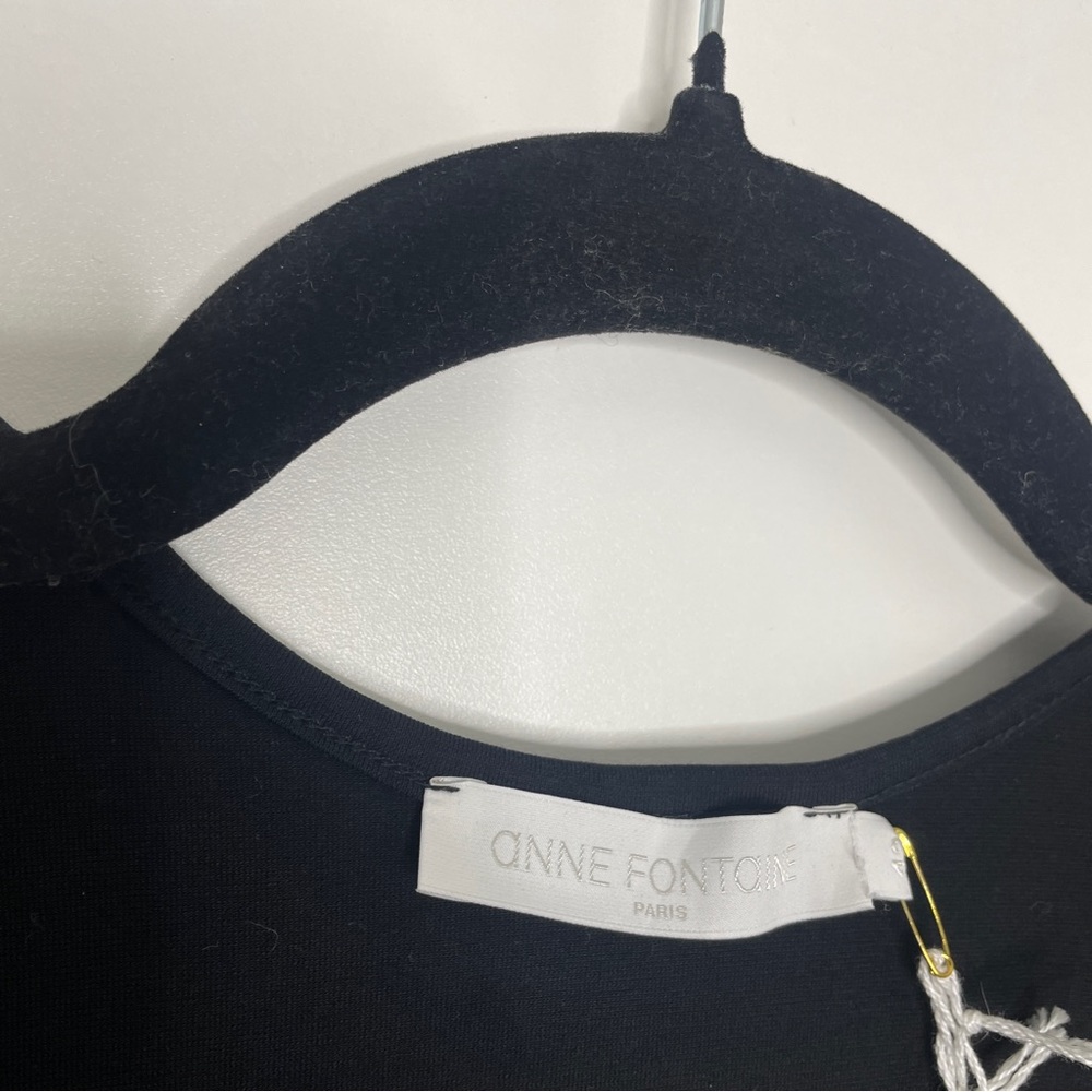 Anne Fontaine Norina Dress Black Size 42 - Picture 5 of 5
